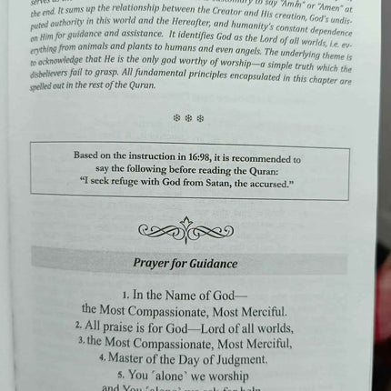 The Clear Quran English Translation by Dr. Mustafa Khattab - Paperback Edition
