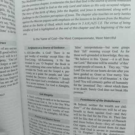 The Clear Quran English Translation by Dr. Mustafa Khattab - Paperback Edition
