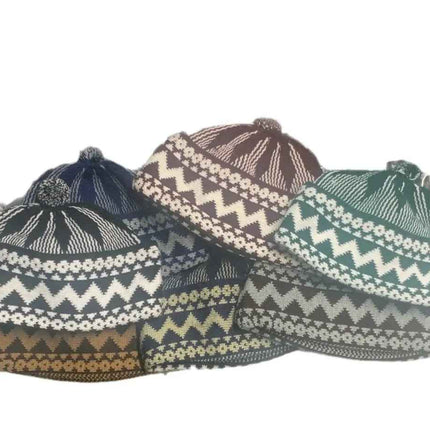 Turkish Warm, Comfortable, Woolen Stylish Kufi/ Muslim Winter Prayer Hat- Soft & Premium Fabric, Luxury Design