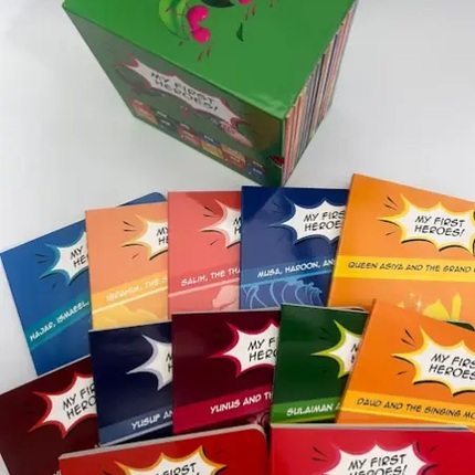My First Heroes Box Set- Bedtime Stories from the Quran- 12 Books- (Ages 3-6yrs) - Al-Huda Global Limited
