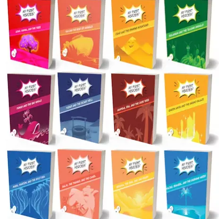 My First Heroes Box Set- Bedtime Stories from the Quran- 12 Books- (Ages 3-6yrs) - Al-Huda Global Limited