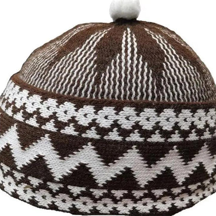 Turkish Warm, Comfortable, Woolen Stylish Kufi/ Muslim Winter Prayer Hat- Soft & Premium Fabric, Luxury Design - Al-Huda Global Limited