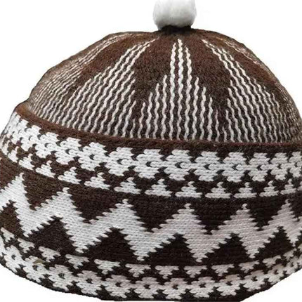 Turkish Warm, Comfortable, Woolen Stylish Kufi/ Muslim Winter Prayer Hat- Soft & Premium Fabric, Luxury Design