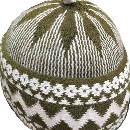 Turkish Warm, Comfortable, Woolen Stylish Kufi/ Muslim Winter Prayer Hat- Soft & Premium Fabric, Luxury Design
