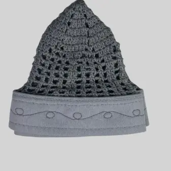 Egyptian Premium Handmade Knit Kufi- Salah/Namaz/Prayer Hat- Mixed Colour - Al-Huda Global Limited