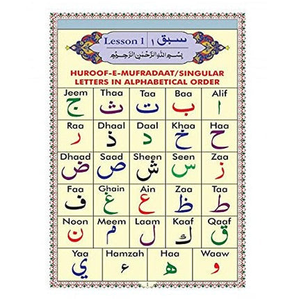 Noorani Qaida | Arabic with Roman English | Ref No. 503KC | Paperback - Al-Huda Global Limited