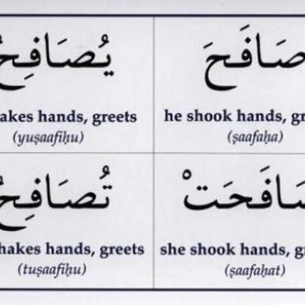 Gateway To Arabic Flashcards Set Five (5)- Action Words - Al-Huda Global Limited