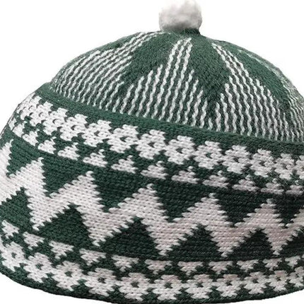 Turkish Warm, Comfortable, Woolen Stylish Kufi/ Muslim Winter Prayer Hat- Soft & Premium Fabric, Luxury Design - Al-Huda Global Limited