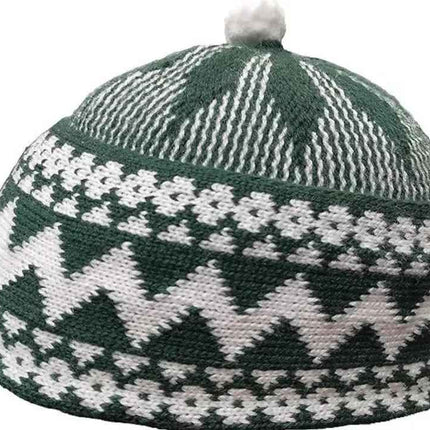 Turkish Warm, Comfortable, Woolen Stylish Kufi/ Muslim Winter Prayer Hat- Soft & Premium Fabric, Luxury Design
