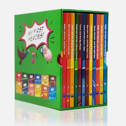 My First Heroes Box Set- Bedtime Stories from the Quran- 12 Books- (Ages 3-6yrs) - Al-Huda Global Limited