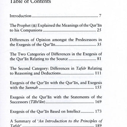 Introduction to the Principles of Tafsir by Ibn Taimiyyah Explained by Shaykh Uthaymeen - Al-Huda Global Limited
