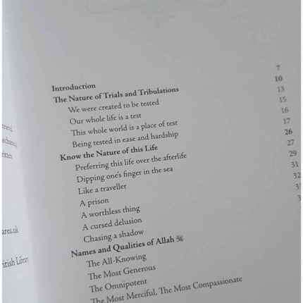 Trials and Tribulations: An Islamic Perspective