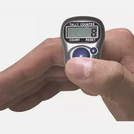 Electronic Digital Tasbeeh- Tasbih Counter Finger Ring-Tasbih Tally Counter - Timer Beads for Muslim's Prayer - Al-Huda Global Limited