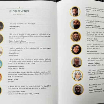 The Clear Quran for Kids with Arabic Text & Tafsir (Surahs 1-9) - Hardcover