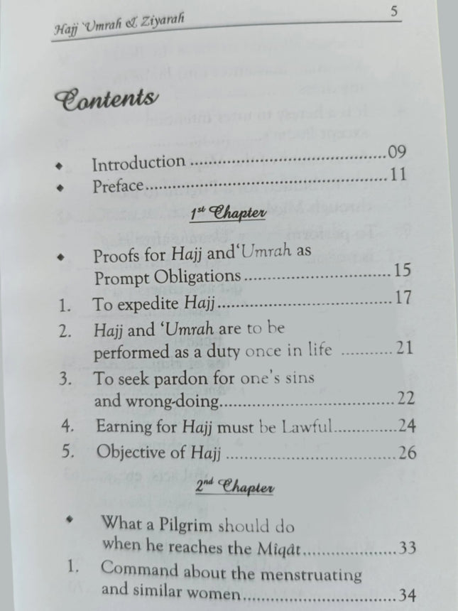 Hajj, Umrah and Ziyarah-English (Pocket Size)- 8x12cm