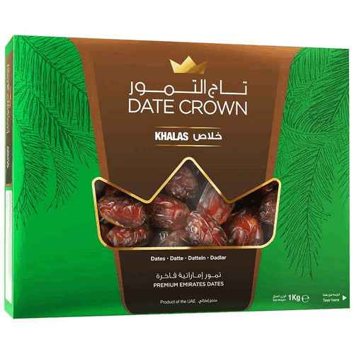 Crown Khalas Dates 1kg- Premium Quality