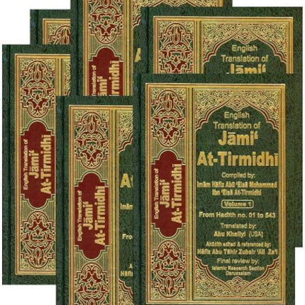 Jami Tirmidhi: 6 volume Set (Arabic-English)