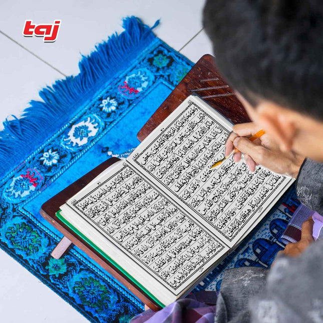 Holy Quran Arabic 11-Line Mushaf – Bold Font- Indo-Pak A4 Size HB-Ref. 376UM- Taj