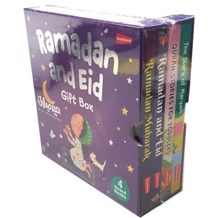 Ramadan & Eid - Gift Box - (4 Board Books Set) - Goodword - Al-Huda Global Limited