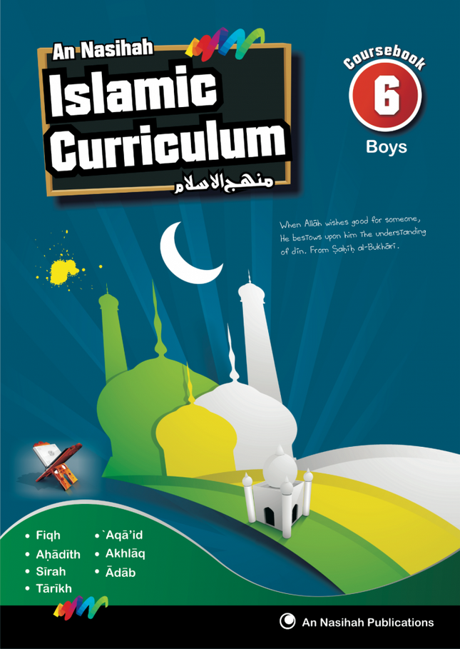 Book 6 Boys (Coursebook) - An Nasihah Islamic Curriculum