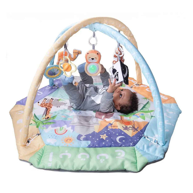 Arabic Alphabet 5-in-1 Activity Gym & Playmat- Interactive Islamic Game for Baby
