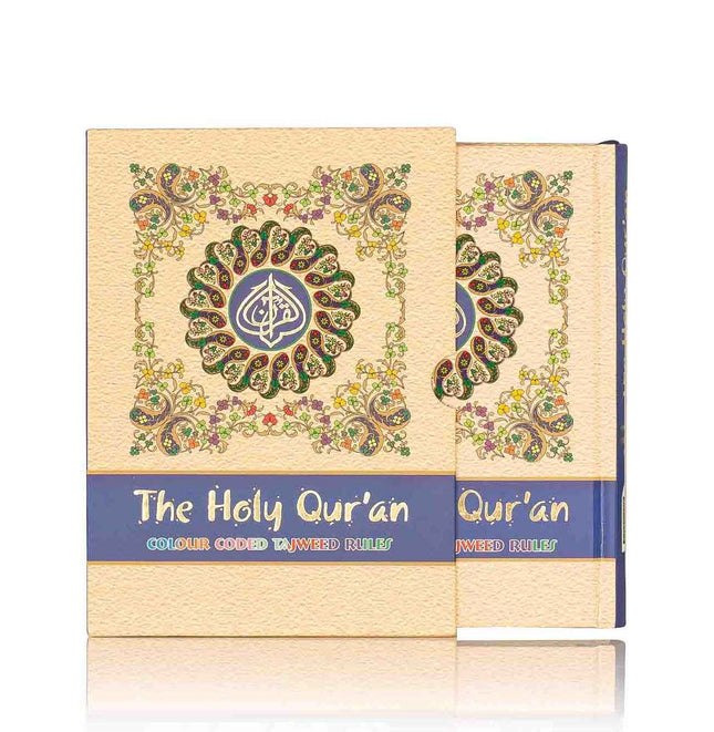 Colour Coded Quran with Tajweed Rules & Manzils- Slipcase- Code 23 CC- (15x20cm)