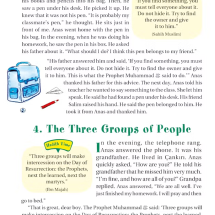 365 Hadith with Stories - Everyday Stories Based on the Hadith- H/B (Ages 7-13)