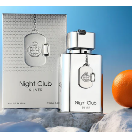 Night Club Silver EDP 100ml by Fragrance World - Inspired by Silver Mountain Water