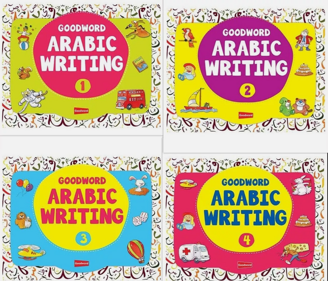 Goodword Arabic Writing Book- 4 Books Set