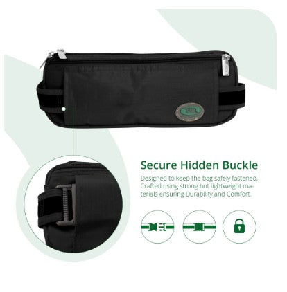 Hajj Safe Bag - Hajj & Umrah Anti-Theft Waist Bag- (Wire Reinforced) Ihram Belt