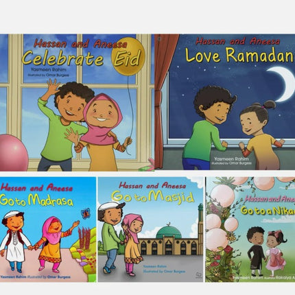 Hassan and Aneesa Series for Children - 5 Book Series (Paperback)