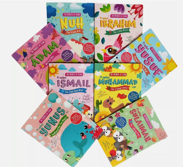 The Prophets of Islam Series- 8 Books Set (Stories & Fun Activities) - Al-Huda Global Limited