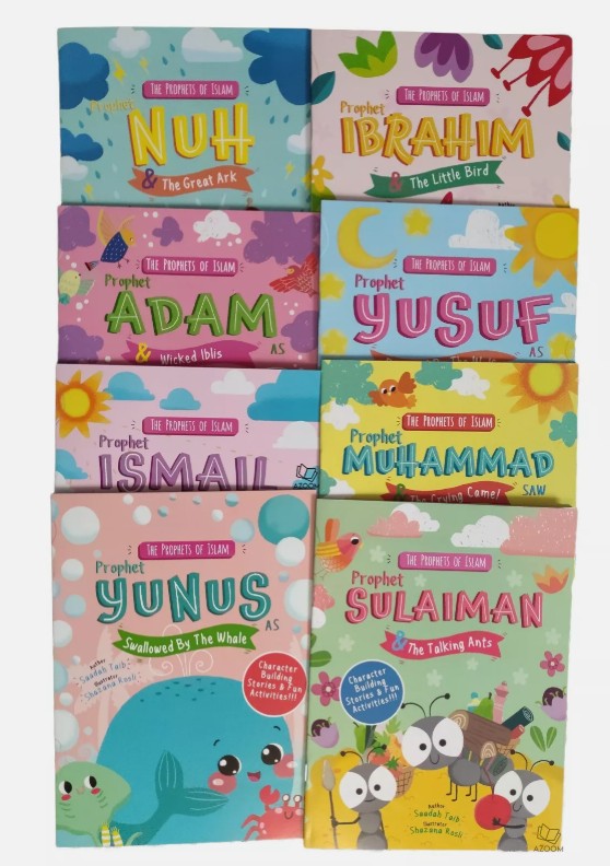 The Prophets of Islam Series- 8 Books Set (Stories & Fun Activities) - Al-Huda Global Limited