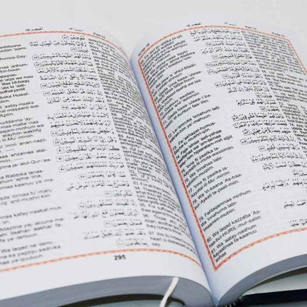 Holy Quran Arabic Text with English Translation & Transliteration (HB)- Ref. 14 - Al-Huda Global Limited
