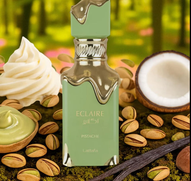 Eclaire Pistache 100ml EDP by Lattafa - Al-Huda Global Limited 