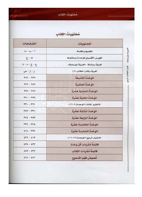 Arabic at Your Hands (Level 4 -Part 2) العربية بين يديك- Arabiya Bayna Yadayk - Al-Huda Global Limited