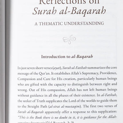 Reflections on Surah Al-Baqarah: A Thematic Commentary (PB) - Al-Huda Global Limited