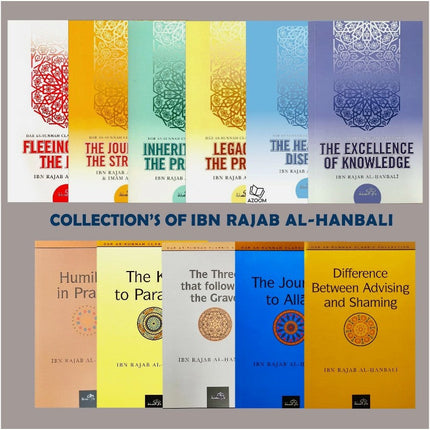 Ibn Rajab al Hanbali Collections- Muslim Gift Set of 11 Books (Dar as-Sunnah) - Al-Huda Global Limited