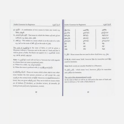 Arabic Grammar for Beginners: (Nahw - Syntax) by Shaykh Mufti Saiful Islam - Al-Huda Global Limited