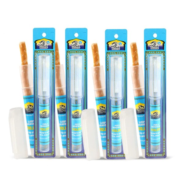 Natural Peelu Miswak with Pen Style Holder- Al-Khair - Al-Huda Global Limited