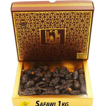 Safawi Dates Premium Quality (1kg Box) - Madinah Munawwarah