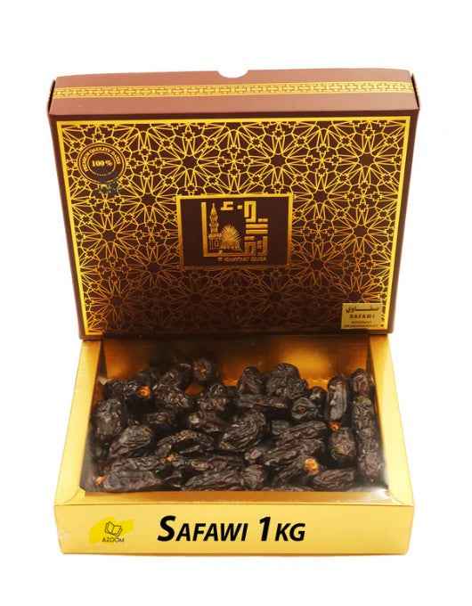 Safawi Dates Premium Quality (1kg Box) - Madinah Munawwarah