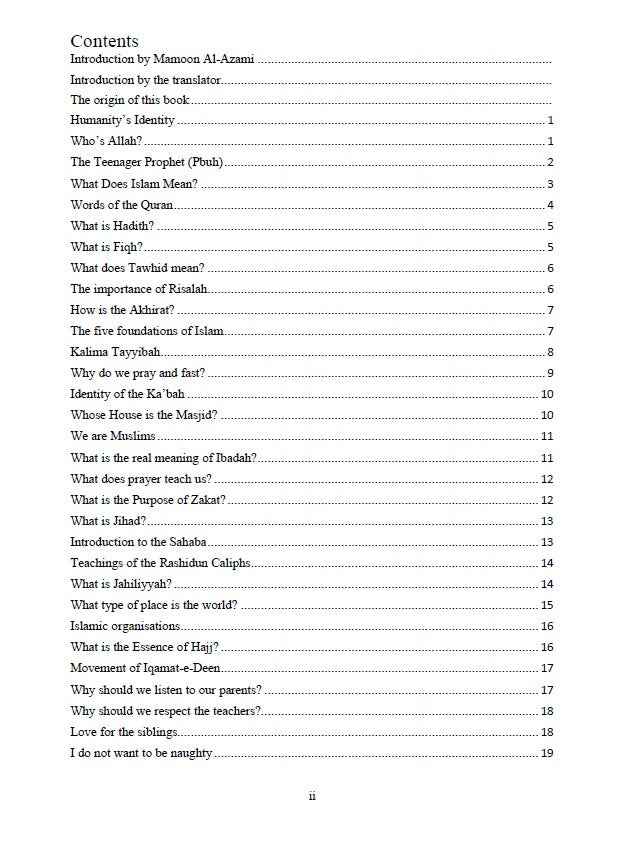 Questions in Young Minds by Prof. Ghulam Azam