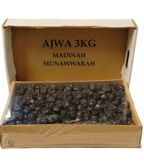 Ajwa Premium Quality Dates - 3kg Box