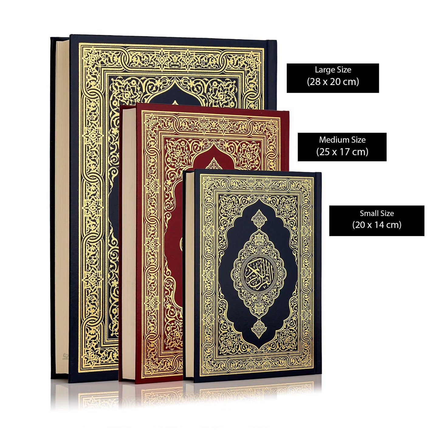 Madinah Print Uthmani Script Quran- Small - Hardback (20x14cm)