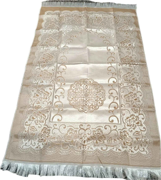 Premium Travel Prayer Mat with Portable Belt- Best Fabric & Luxury Design