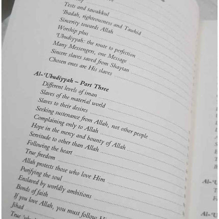 Al-‘Ubudiyyah: Being a True Slave of Allah