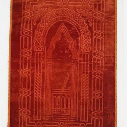 Premium Quality Extra Large Padded Velvet Prayer Mats (Non-Slip)- (80x120cm)