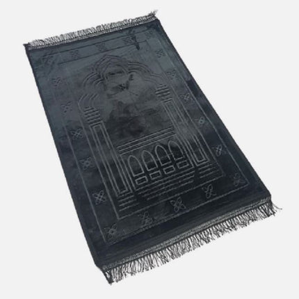 Premium Quality Extra Large Padded Velvet Prayer Mats (Non-Slip)- (80x120cm)