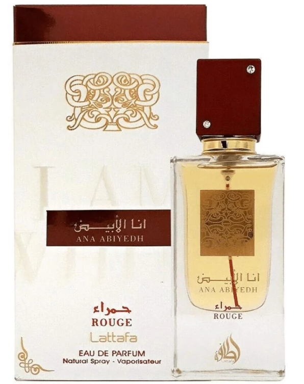 Ana Abiyedh Rouge Eau De Parfum 60ml Lattafa